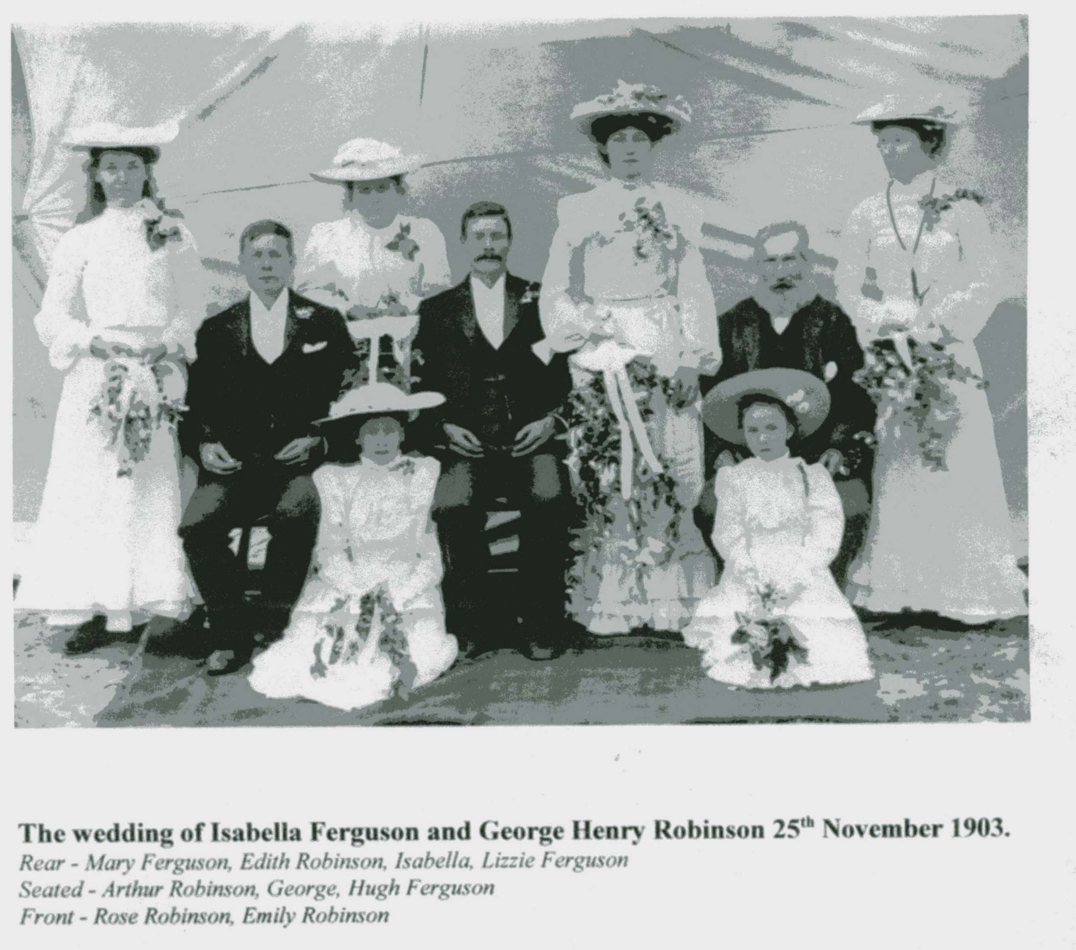 Isabella Ferguson & George Henry Robinson's Wedding
