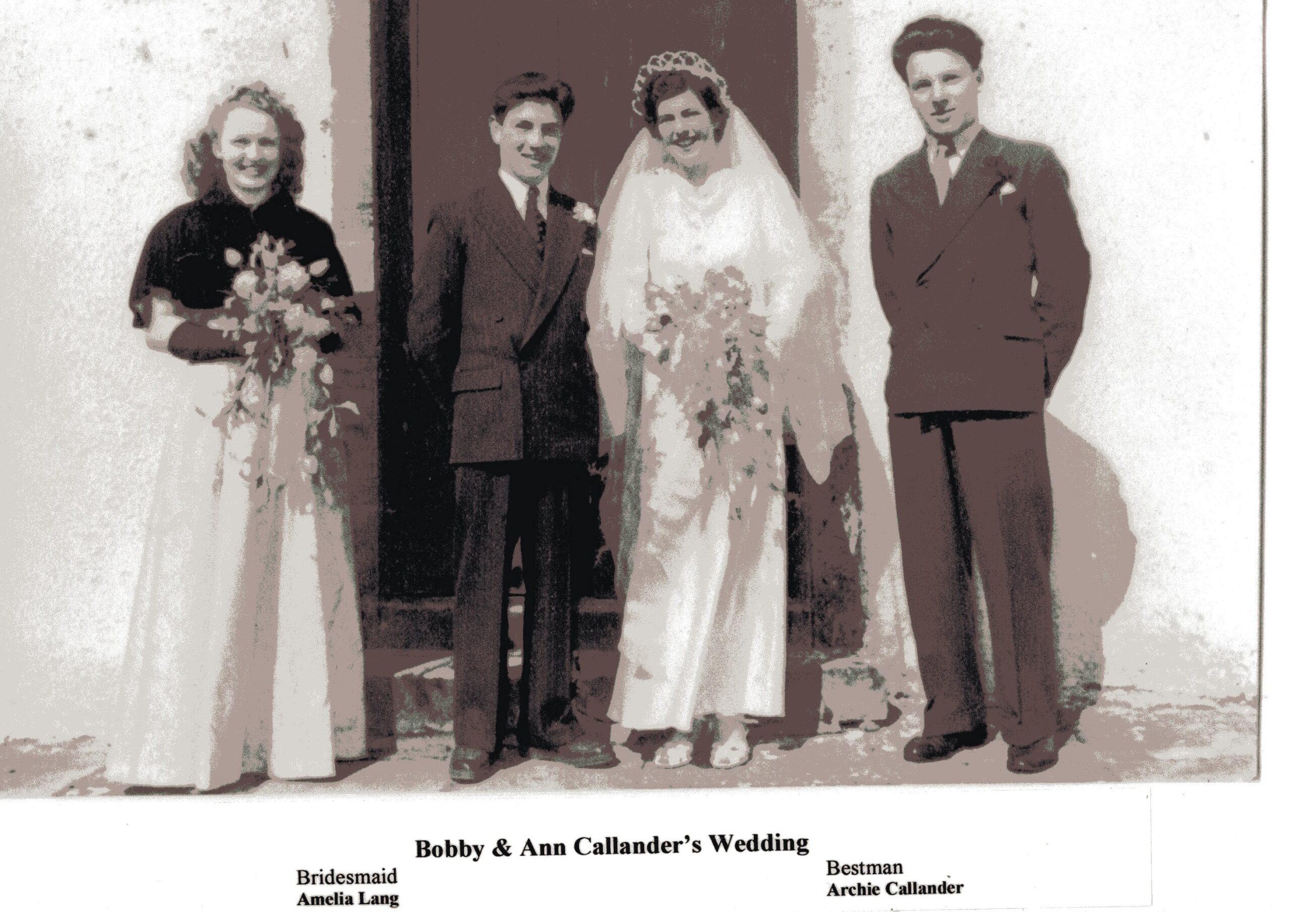 Bobby & Ann Callander's Wedding