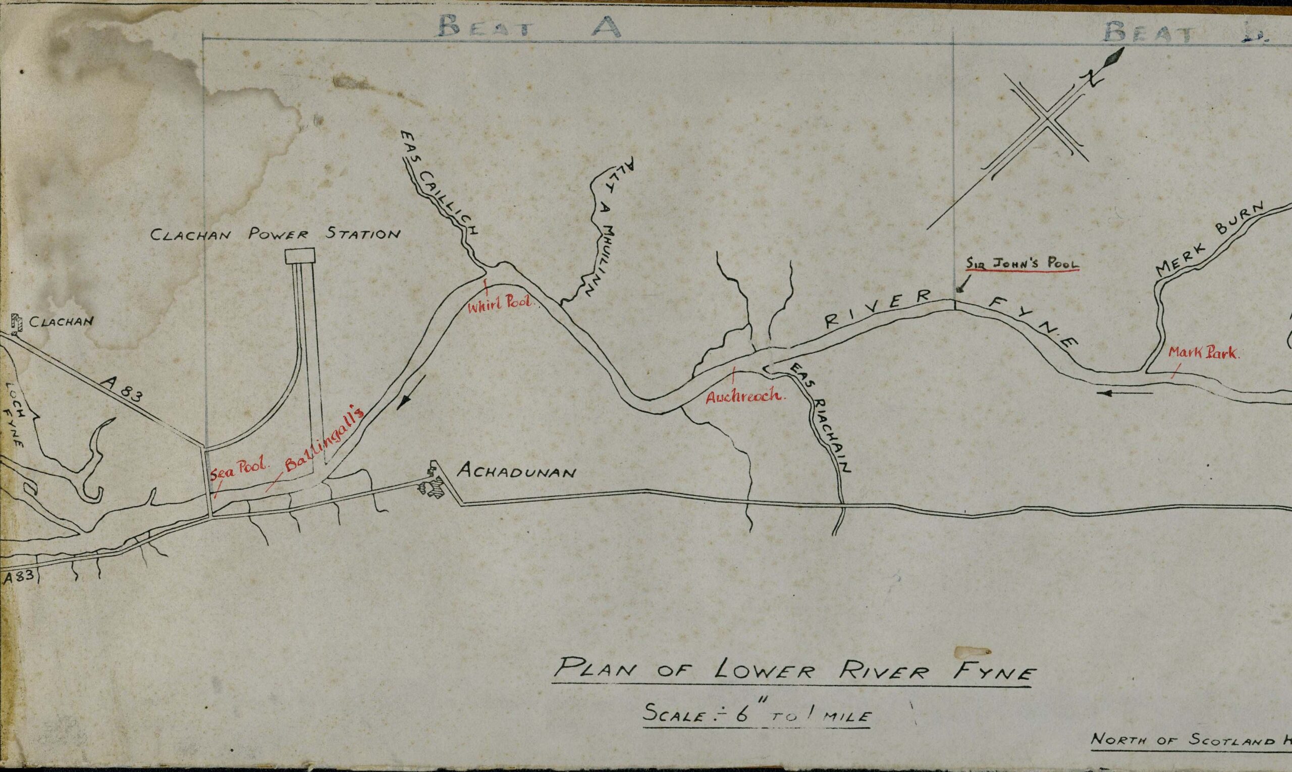 Map of River Fyne