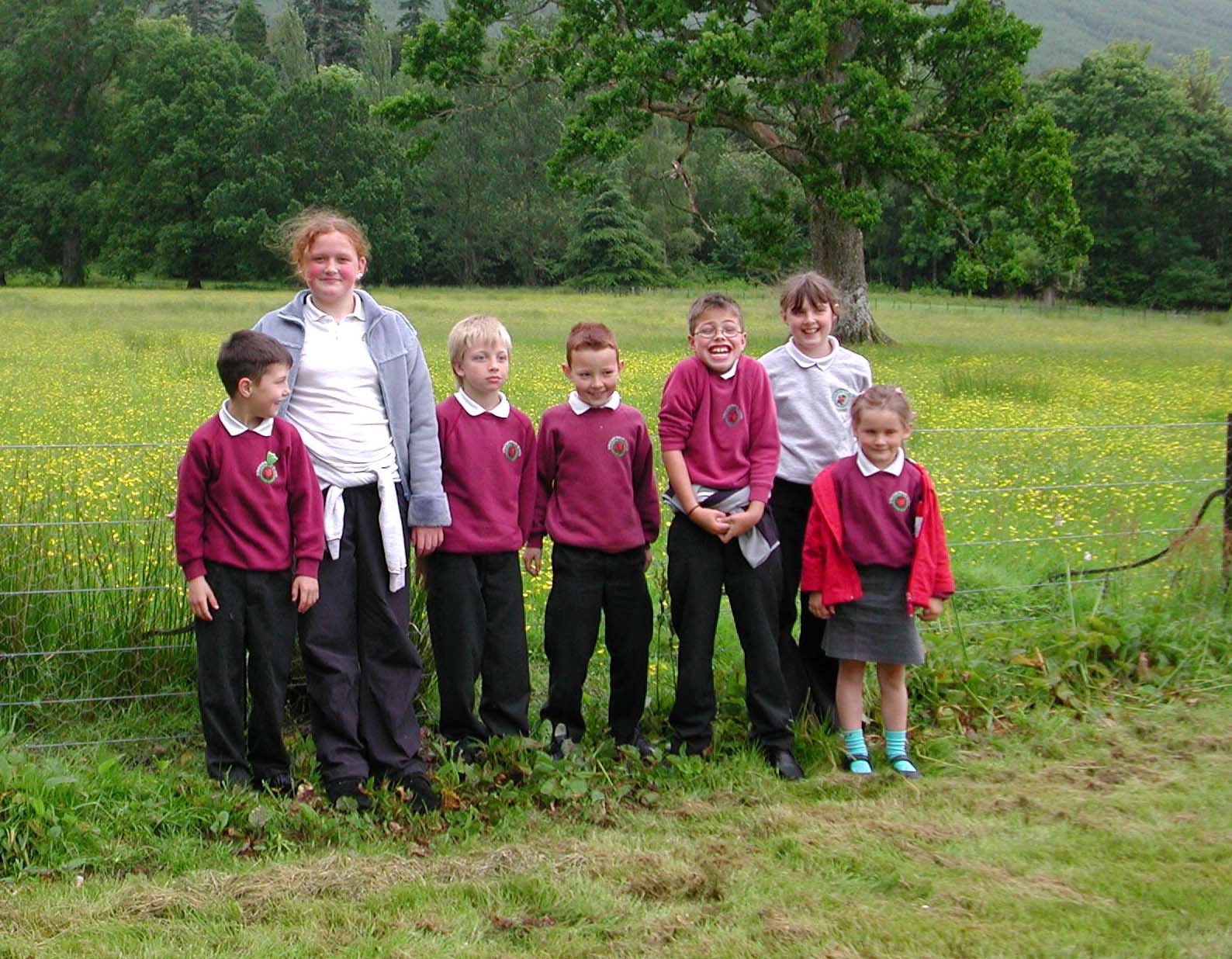 School Children at  Ardkinglas 2003