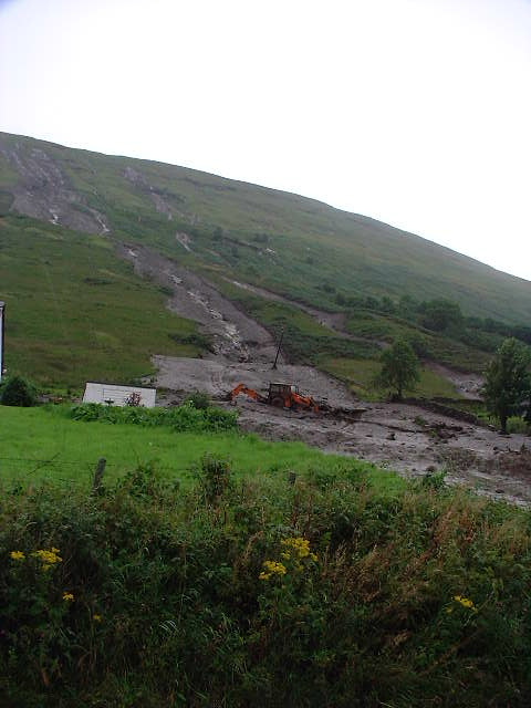 Landslide at Glaschoine