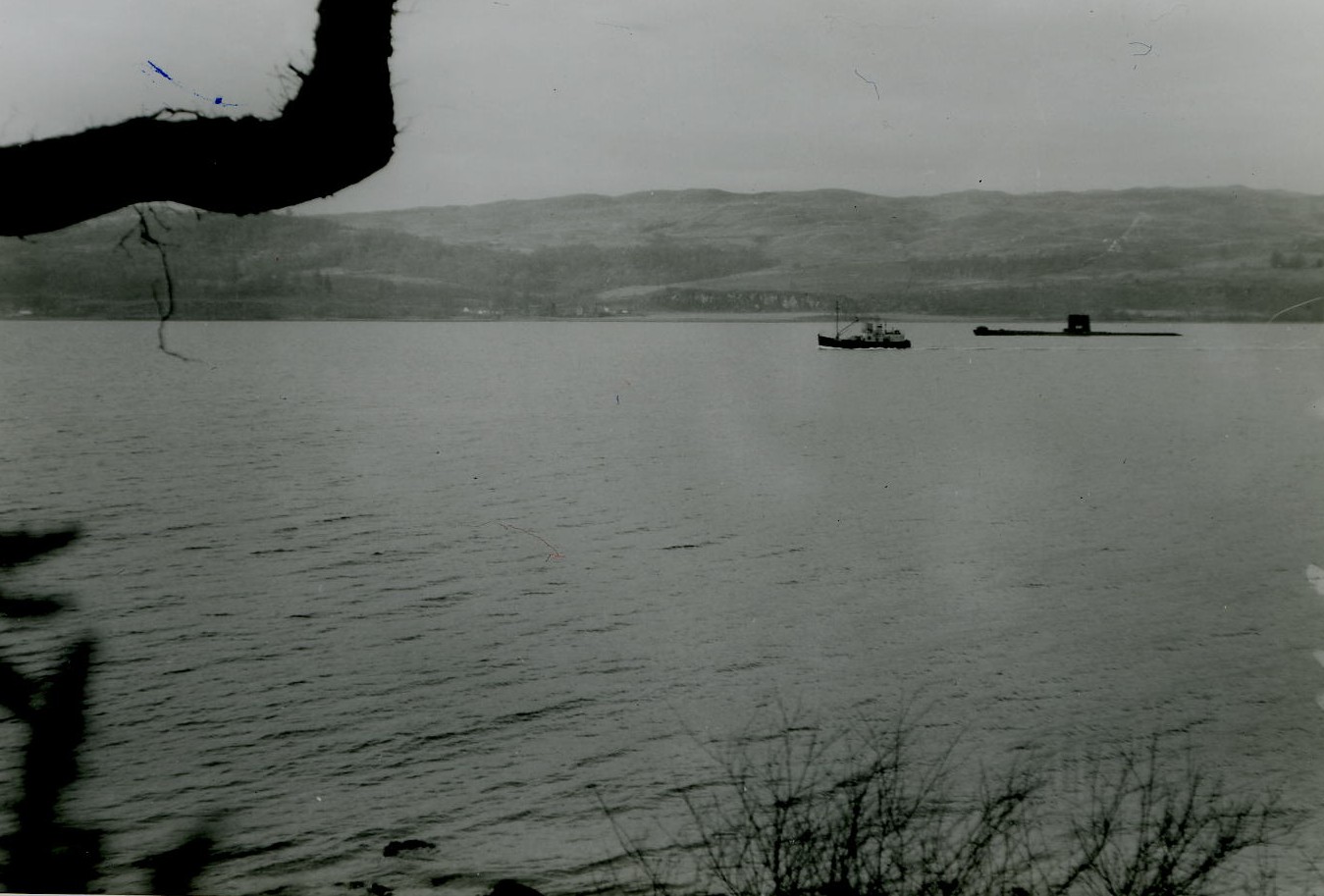 Submarine in Loch Fyne