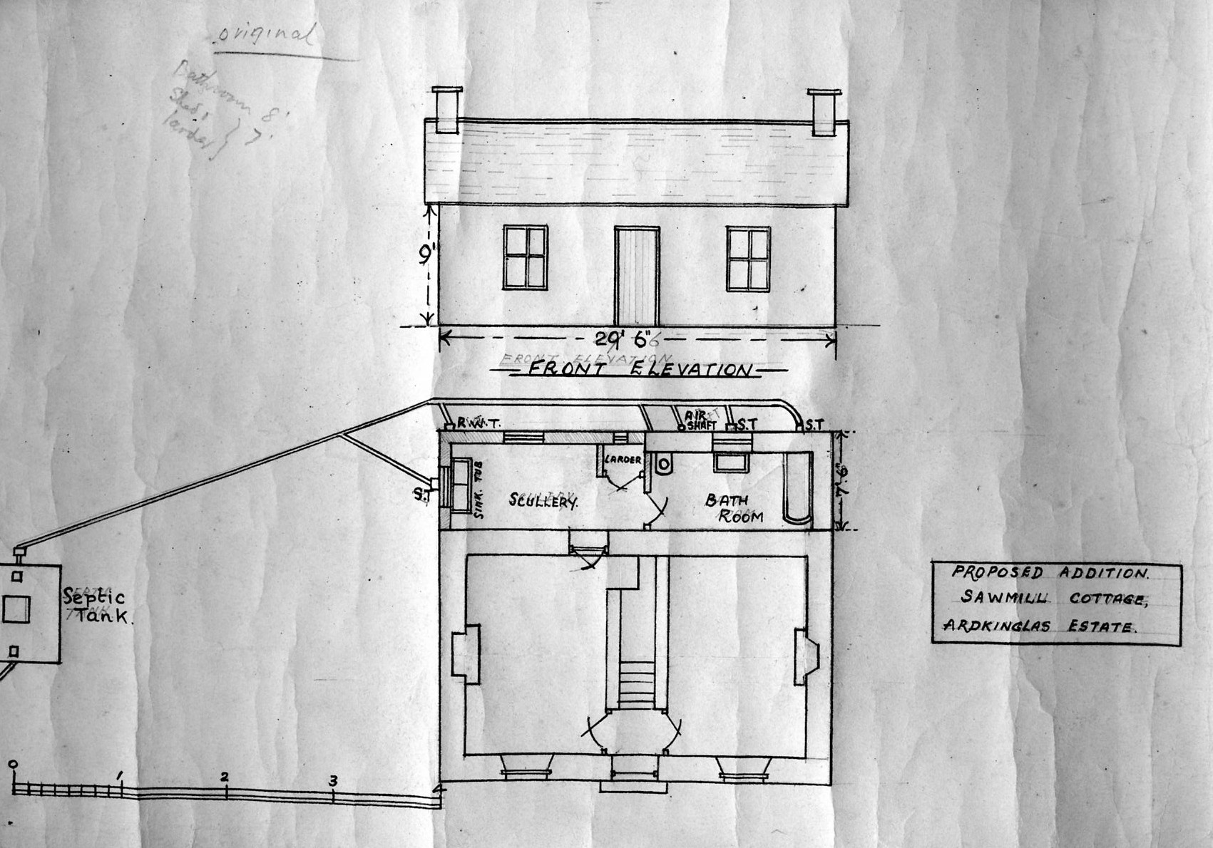 Sawmill Cottage, Plans