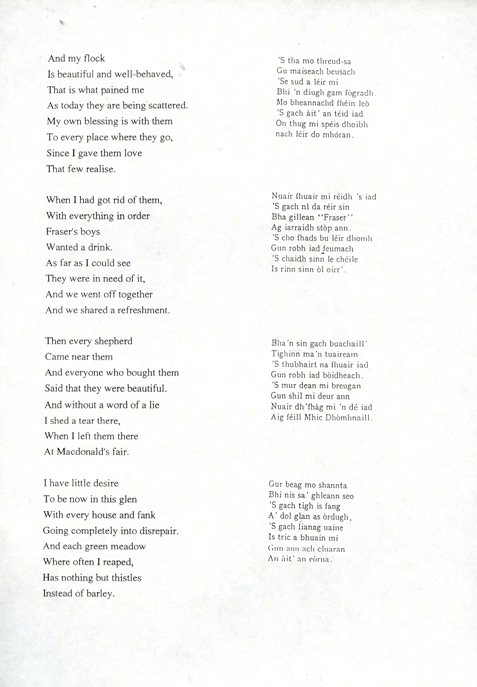 Archibald MacIntyre 1914 Poem Page 3