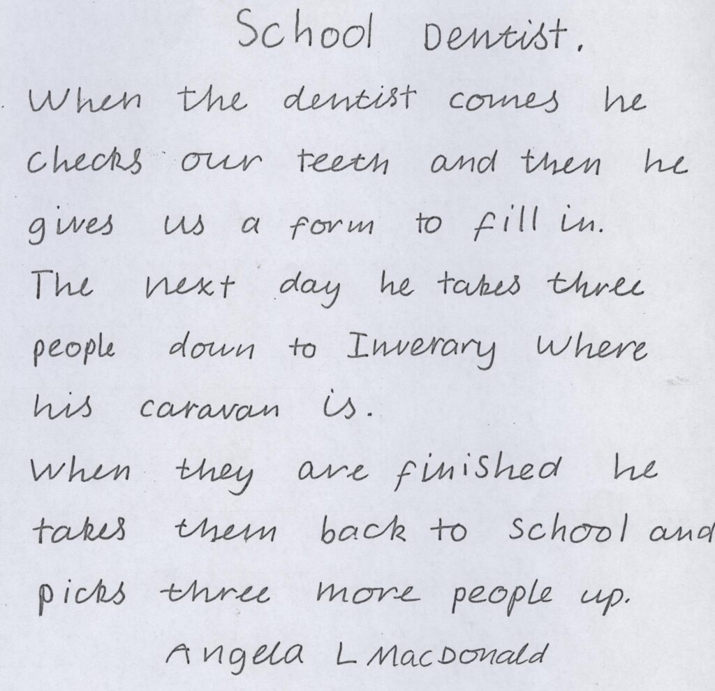 The School Dentist by Angela MacDonald