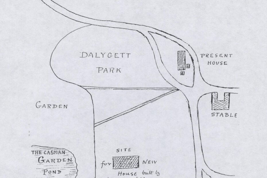 Ardkinglas Estate - map of house area